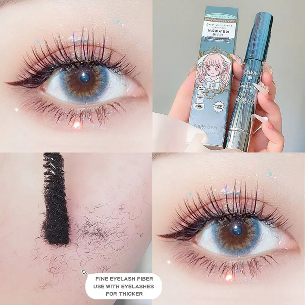 Gege Bear Dream Party Curly Black Sun Flower Mascara Cute Design All Qme
