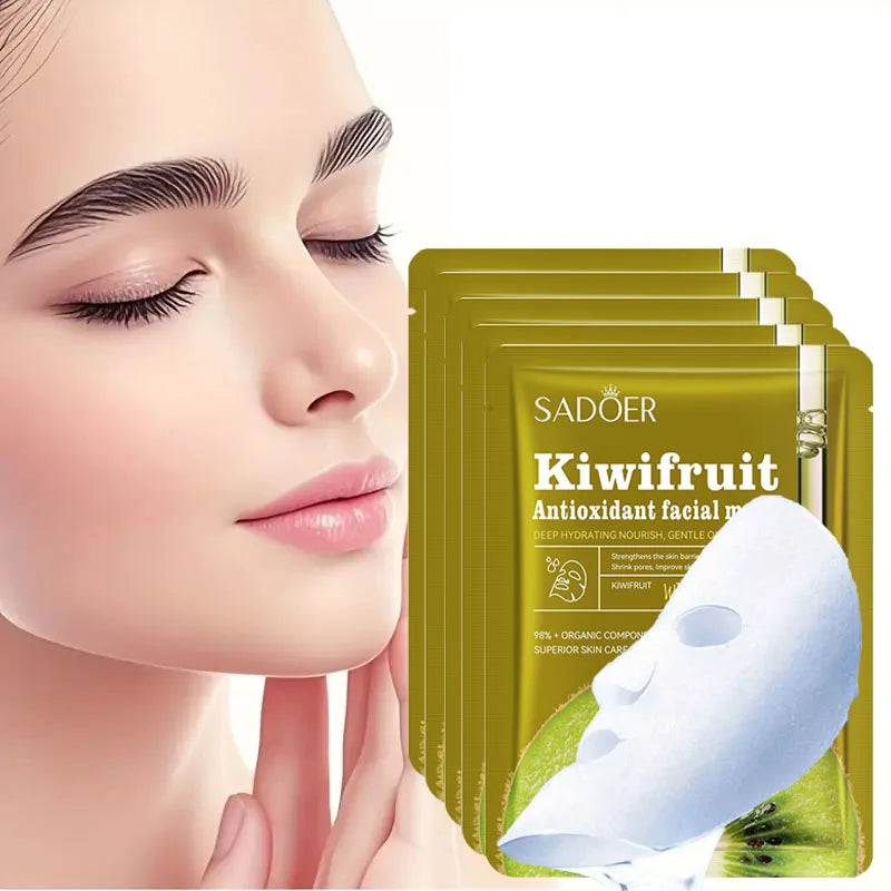 Kiwi Fruit Moisturizing Facial Mask Take Care Skin Autumn Winter Mild Qme
