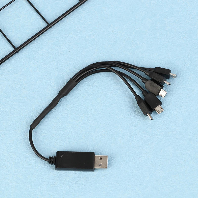 3 7V 500mAh 1 Charger E58 XS809 Battery Multi-function Charging Cable Qme