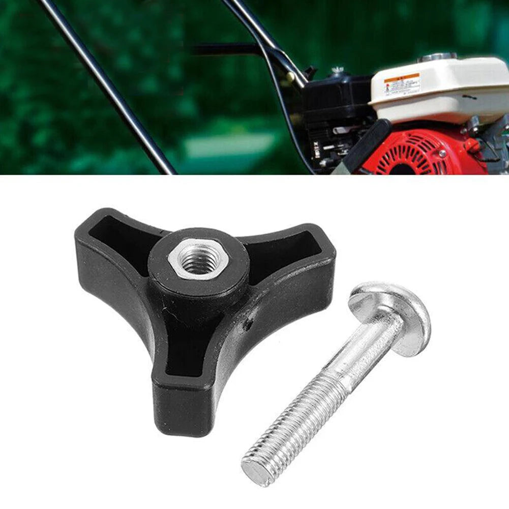 1 Set Triangle Handle Knob Nut Screw Bolt Fits For Honda And Other Lawn Machine Lawn Mower Garden Power Tool Accessories Qme Default Title