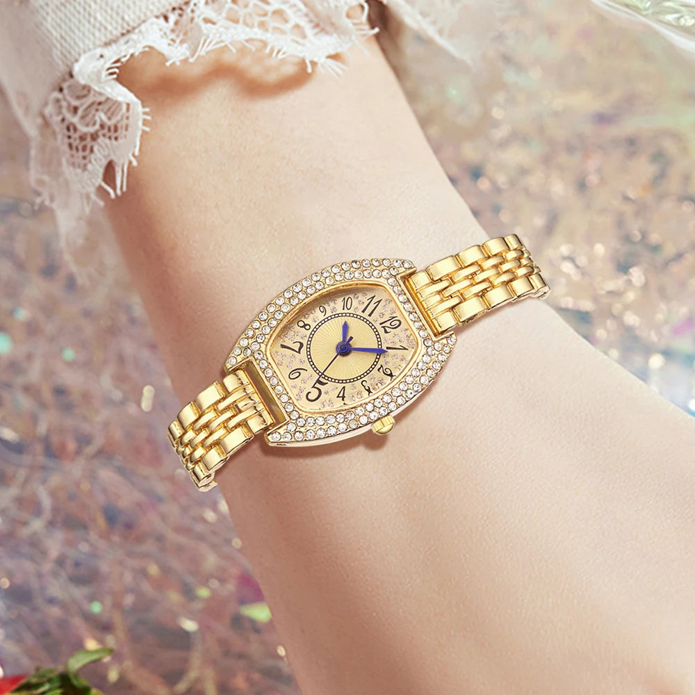 1PCS Women's Luxury Trendy Digital Scale Quartz Watch Suitable for Daily Clothing Matching as a Gift for Friends and Mothers Qme