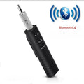 3.5mm Bluetooth Receiver Car Bluetooth Hands-free Audio Receiver Lavalier Portable MP3 Music Player Adapter for Mobile Phone Qme 3pcs