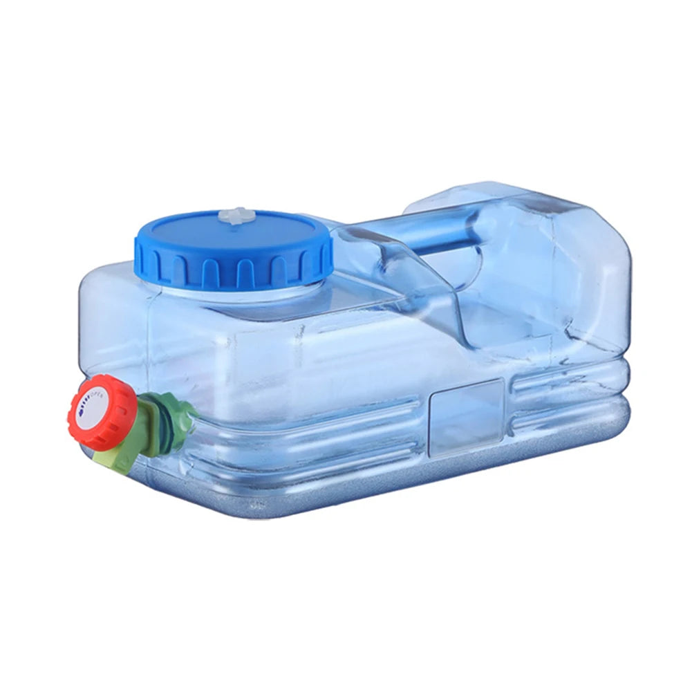 5L Water Container with Faucet Camping Water Container Portable Multipurpose for Outdoor Hiking Travel Emergency Qme 5.5L