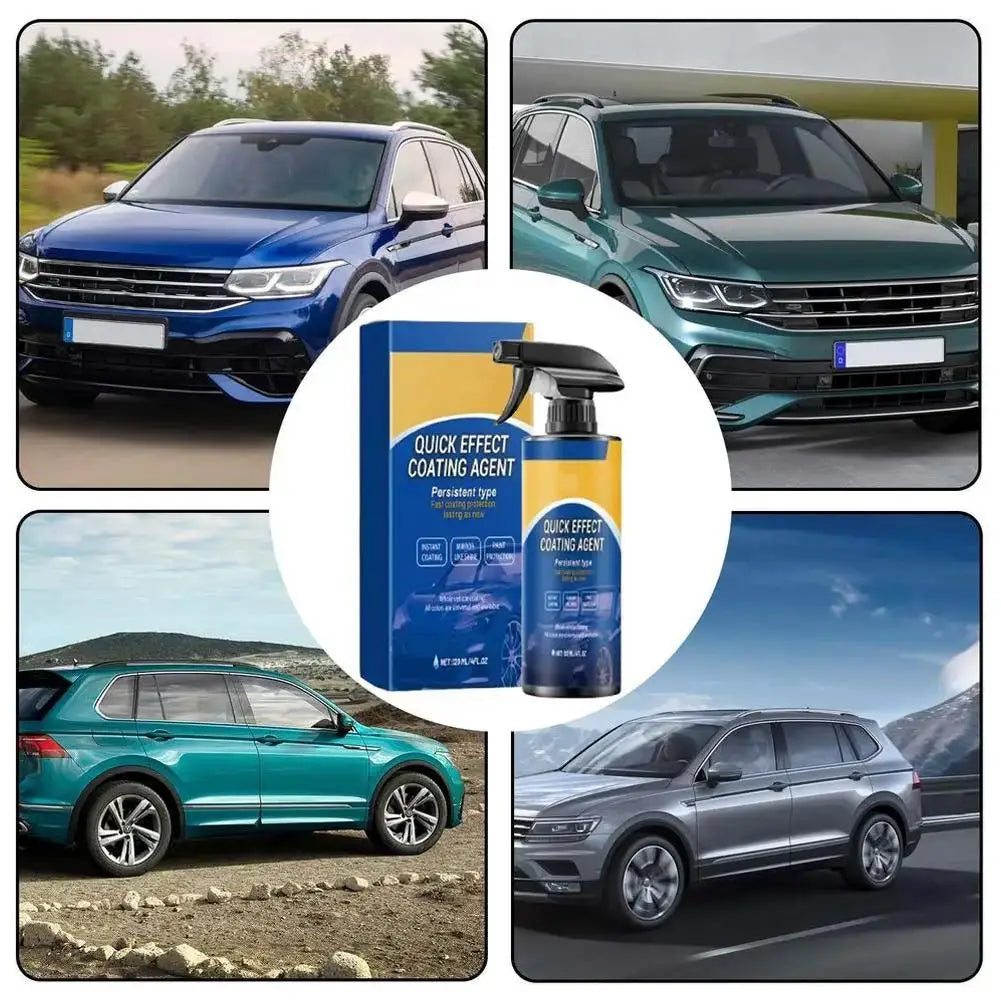 120ml Ceramic Coating Spray for Vehicles Scratch Remover Agent for Car High Protection Long-Lasting Vehicles Coating Spray Qme