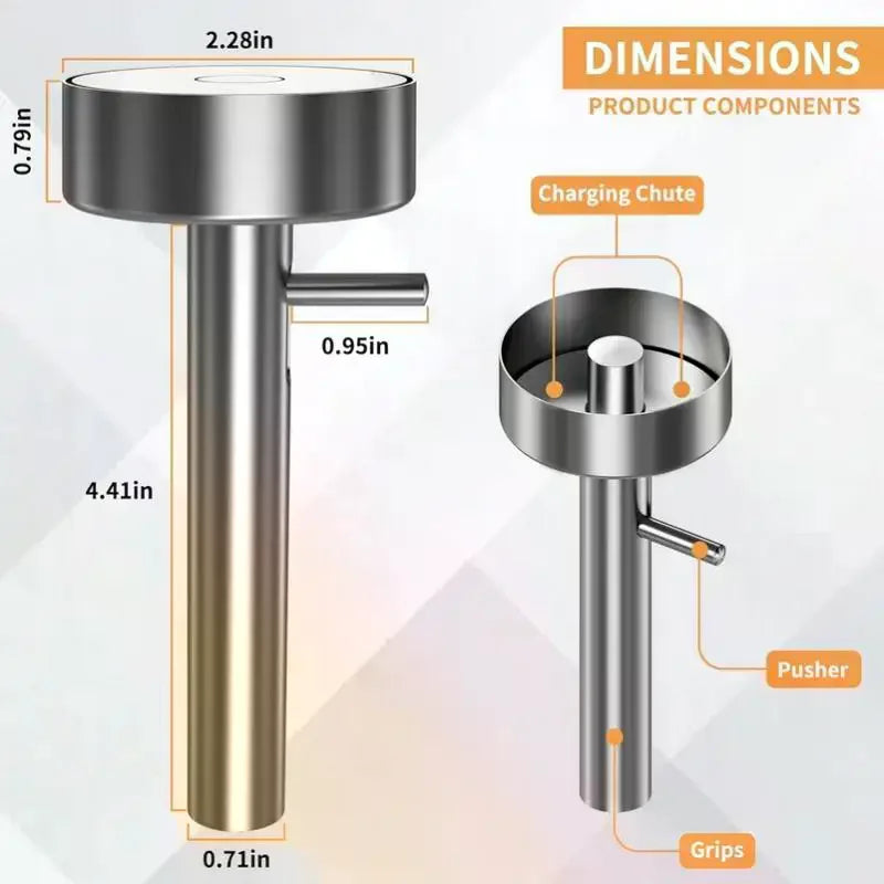 Falafel Spoon With Hole Professional Stainless Steel Spoon Food Grade Non-Stick Falafel Making Tool Meatball Maker Qme