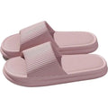 Thick Platform Bathroom Home Slippers Women Fashion Soft Sole EVA Indoor Slides Woman Sandals 2026 Summer Non-slip Flip Flops Qme 38 Pink