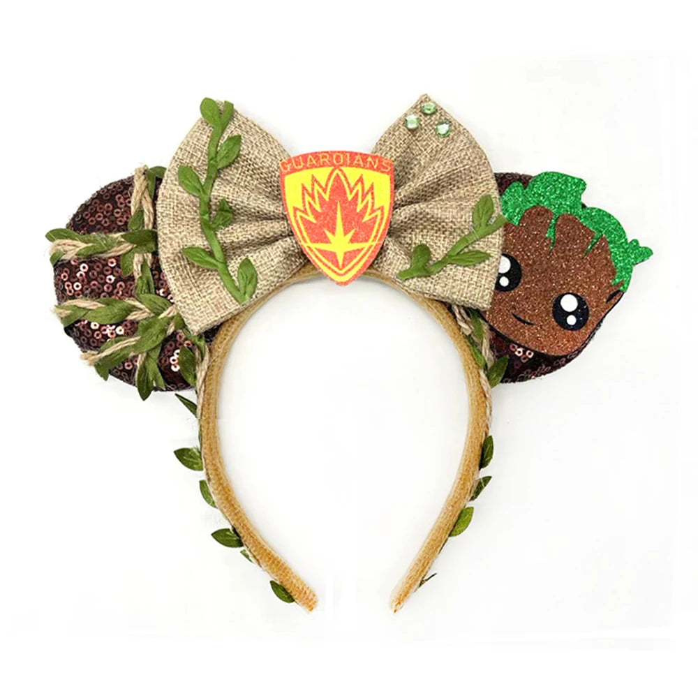Mickey Mouse Ear Chip n Dale Headands Women Adult Cosplay Squirrel Hairband For Girls Park Travel Photography Hair Accessory Qme Headband 7