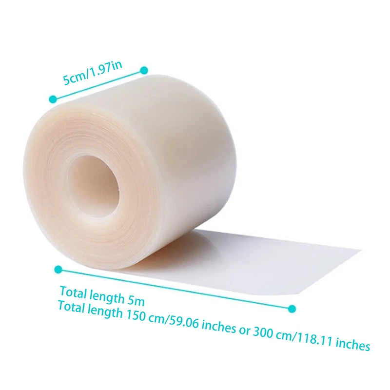 1 Roll Scar Cover Tape Waterproof Self-adhesive Hydrocolloid Band Aid Qme
