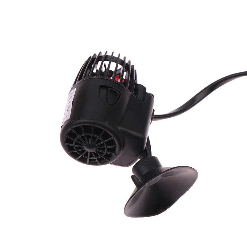 Single Head Wavemaker Water Pump For Aquarium Fish Tank Submersible Aerobic Pump 3W Water Circulation Pump Flow Surf Pump Qme black