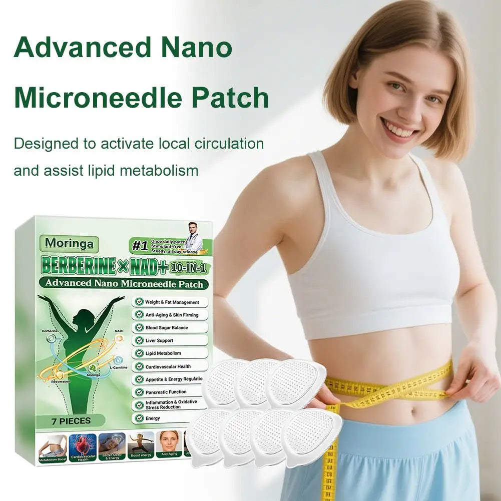 Advanced Nano Microneedle Patch For Body Skin Portable Daily Use External Application Care Sticker Breathable Comfor Adhesion Qme