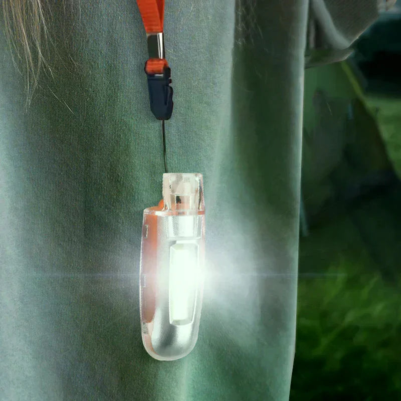 Outdoor Camping Survival Whistle Rescue Whistle With Led Light Charging Mini Flashlight 3-speed Adjustment Emergency Torch Qme