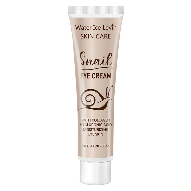 Hydrolyzed Collagen Eye Cream with Snail Essence, Firming and Moisturizing Eye Cream, Snail Eye Cream for All Light Skin Tones, Skincare Products Qme One Piece 20g