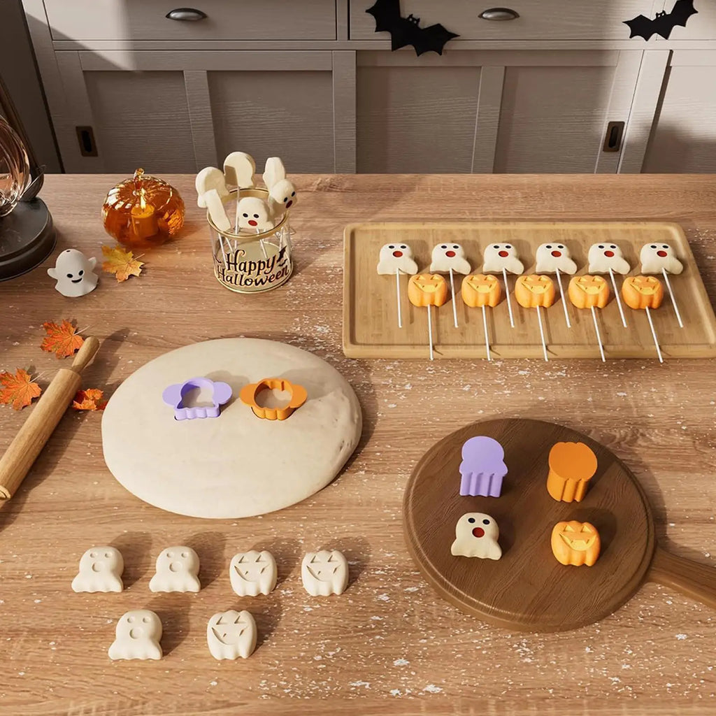 Halloween Baking Mold Resin Casting Moulds Festive Non-stick Craft Qme