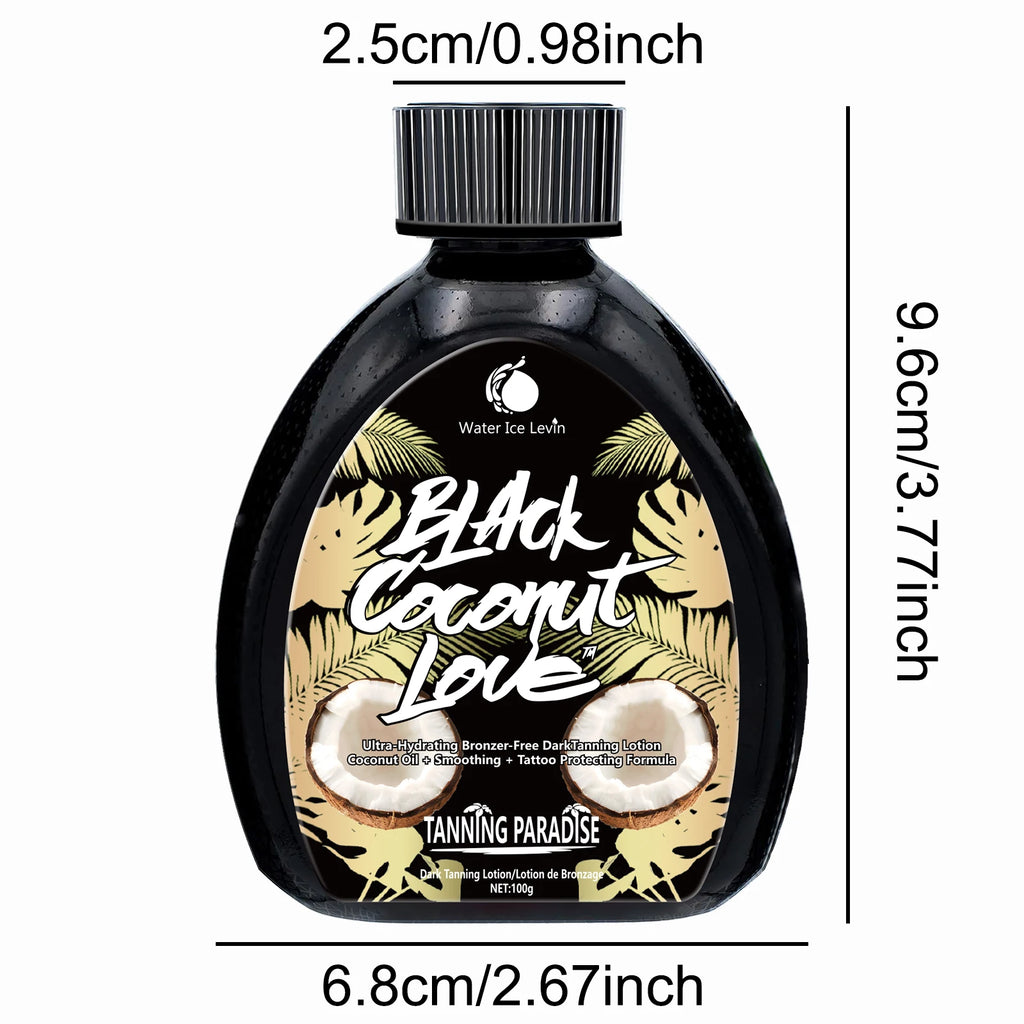 Tanning Lotion - Rich in Ceramide, Glycerin, Mineral Oils, and Collagen, It Moisturizes the Skin and Allows You to Achieve a Coppery and Deep Brown Color Qme