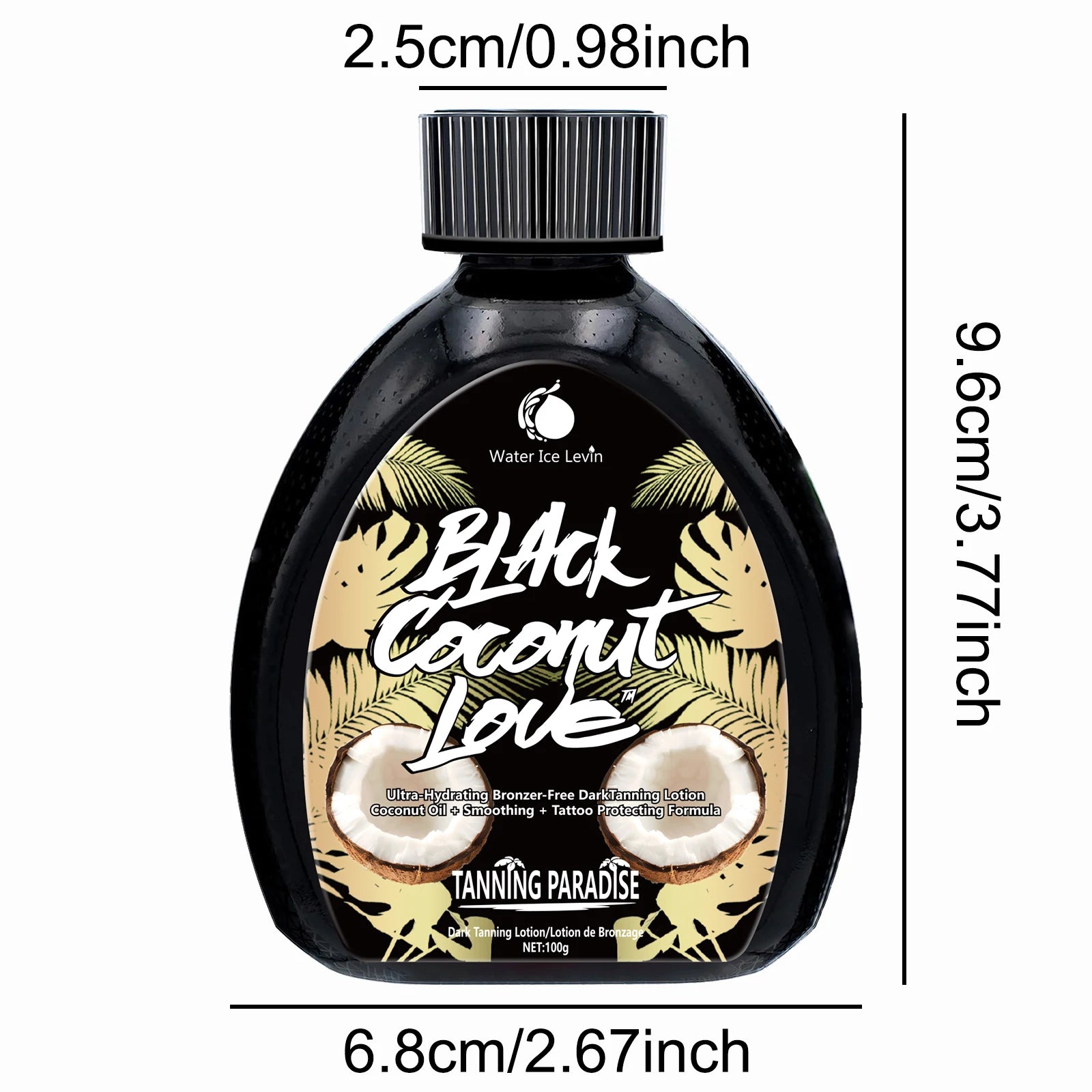 Tanning Lotion - Rich in Ceramide, Glycerin, Mineral Oils, and Collagen, It Moisturizes the Skin and Allows You to Achieve a Coppery and Deep Brown Color Qme
