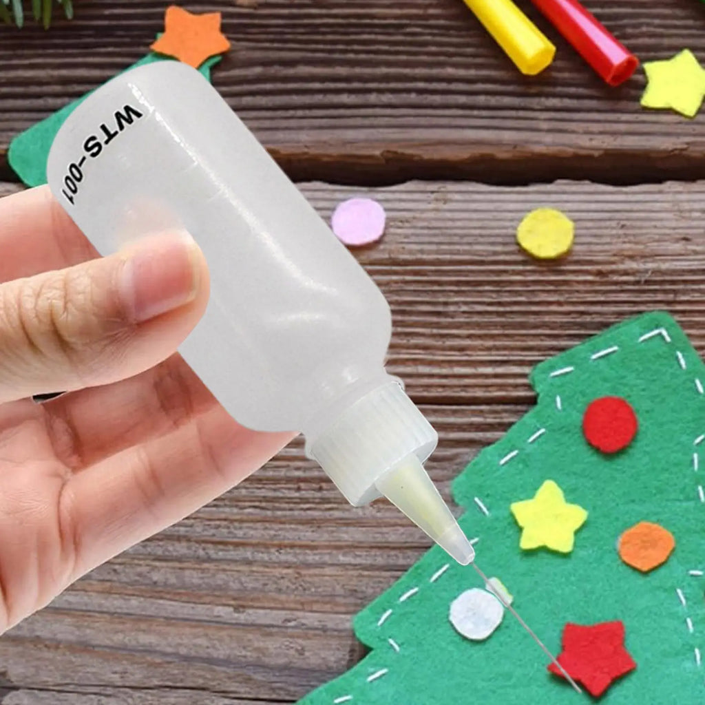 Needle Tip Applicator Bottle Needle Oiler Precision Tip Quilling Tool Squeeze Bottle Portable Leakproof Liquid Dropper Bottles Qme