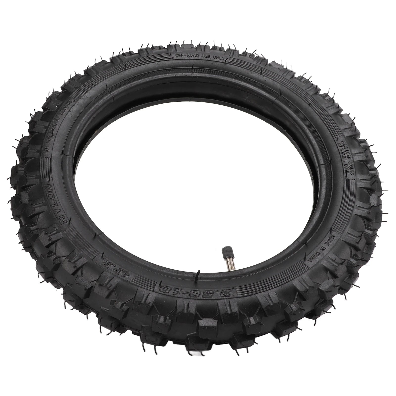 Tire and Inner Tube Replacement 2.50‑10 Inch Tire and Inner Tube for DIY Modification Replacement for CRF50 Dirt Bike Qme