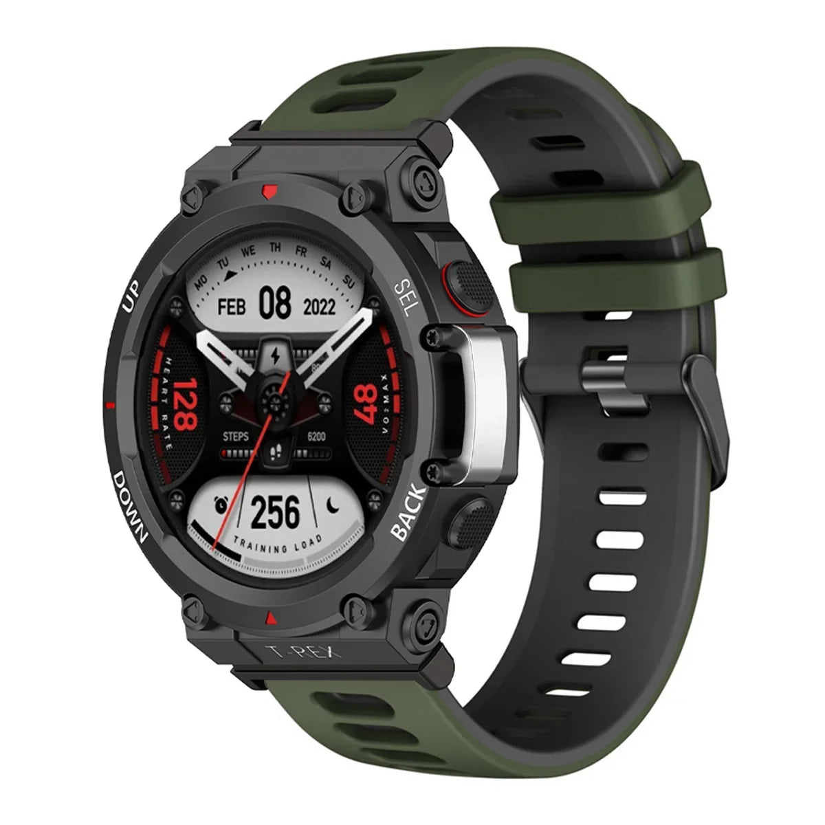 Soft Silicone Strap For Huami Amazfit T-Rex 3 Smart Watch Band Sports Bracelet For Xiaomi Amazfit T-Rex/T-Rex2 Correa Wristband Qme GrB Amazfit T-Rex