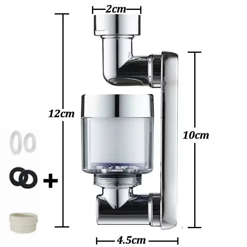 100PCS Faucet Filter Elements Water Purifier Filter For Shower PP Cotton Filtration For Kitchen Remove Chlorine Heavy Metals Qme Faucet extender
