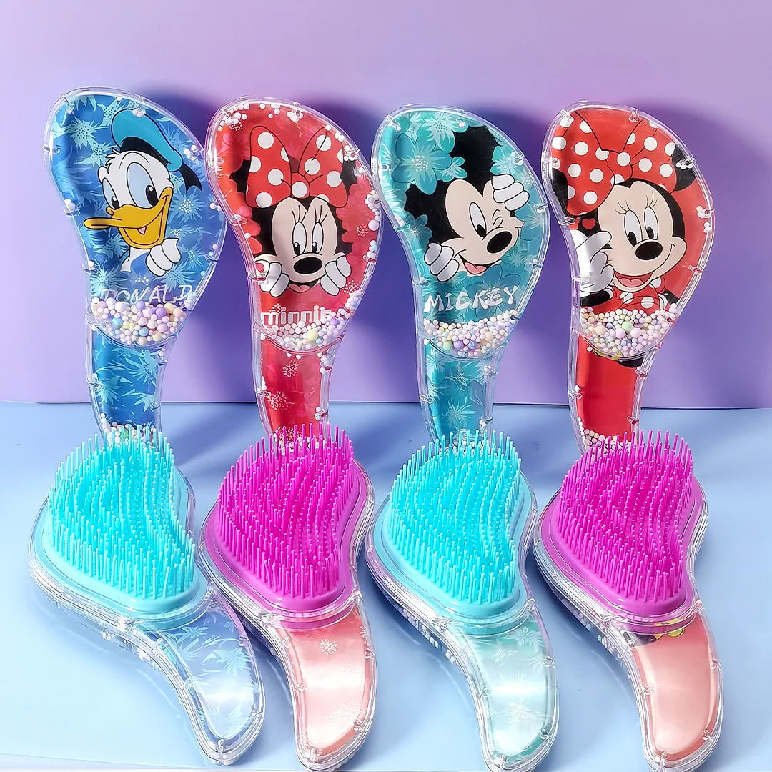 Hello Kitty Kuromi S-Shaped Transparent Cartoon Comb Student Anti-Tangle Massage Comb Hair-Smoothing Plastic Hair Comb Qme 011 Random Style