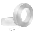 Nano Double-Sided Tape Non-Trace Hook Adhesive Acrylic Double-Sided Tape Transparent Tape Water Proof Nano Adhesive Qme Translucent 2m 1mm|10mm