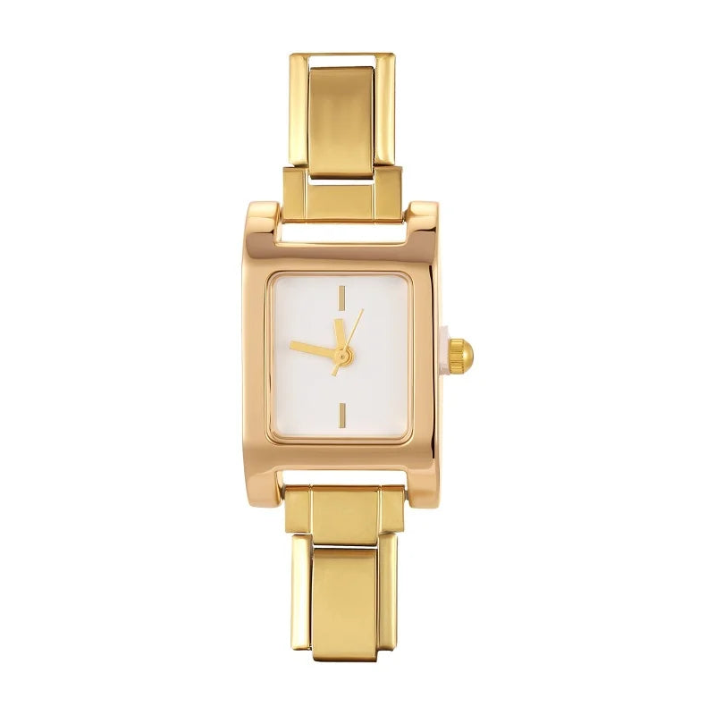 Fashion Women's Stainless Steel Square Triangle DIY Watch Bracelet