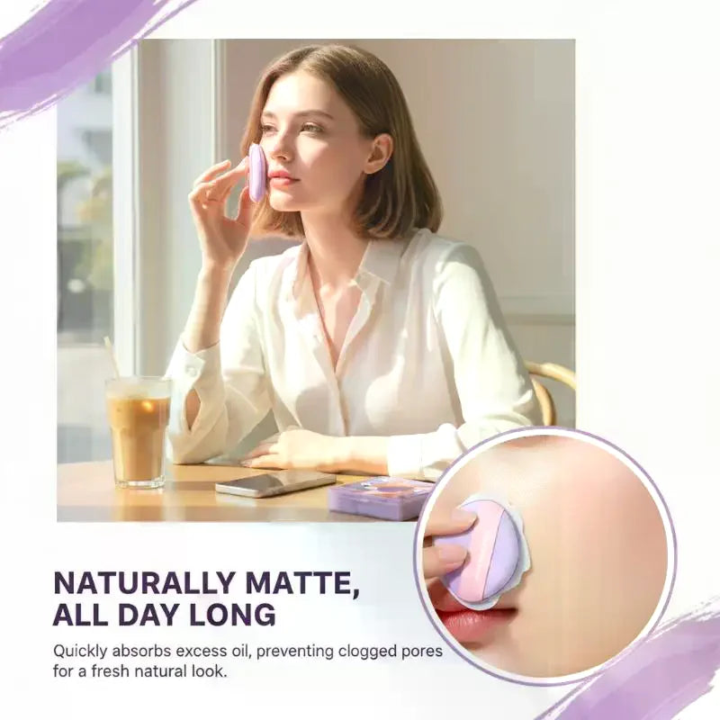Oil Absorbing Blotting Paper 100 Sheets Makeup Helper Quick Fix Oily Qme