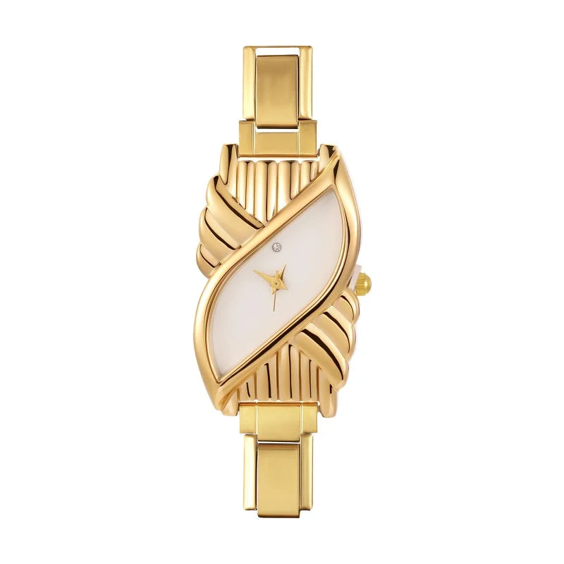 Fashion Women's Stainless Steel Square Triangle DIY High Quality Watch Bracelet Bangle Party Friend Wife Birthday Jewelry Gifts Qme Style 1