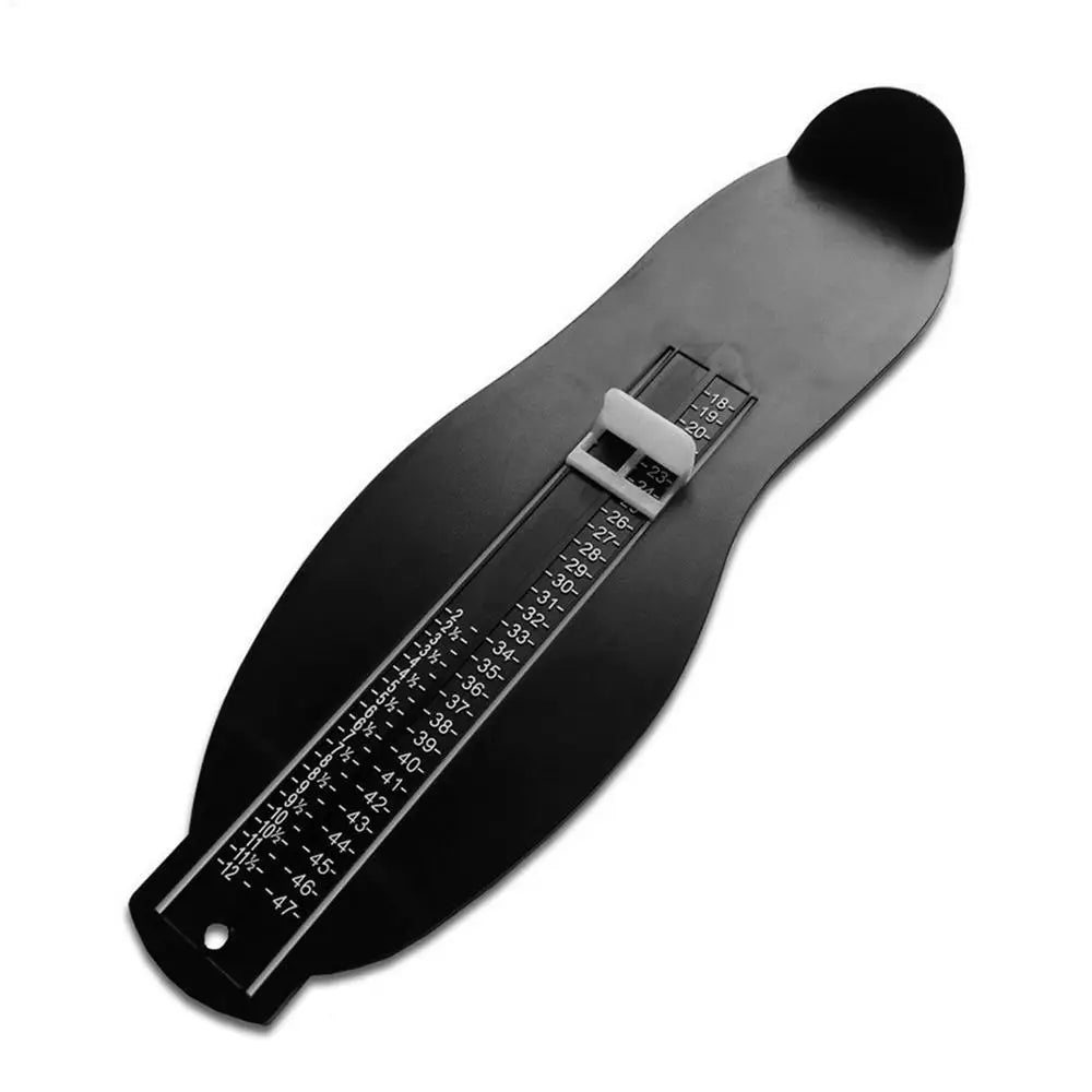 Foot Measurement Device Shoe Size Measuring Devices for Adults Shoe Feet Measuring Ruler Measurement for All UK Standard Shoe Qme Black