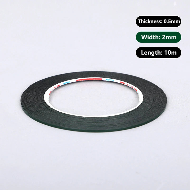 2/3/4mm Double Sided Sticky Foam Tape Adhesive LCD Screen Frameless For TV Borderless Curved Display Sealing Fix Qme A1