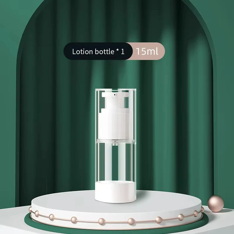 AS Vacuum Lotion Spray Bottle Travel Portable Refillable Bottles Qme lotion bottle 15ml
