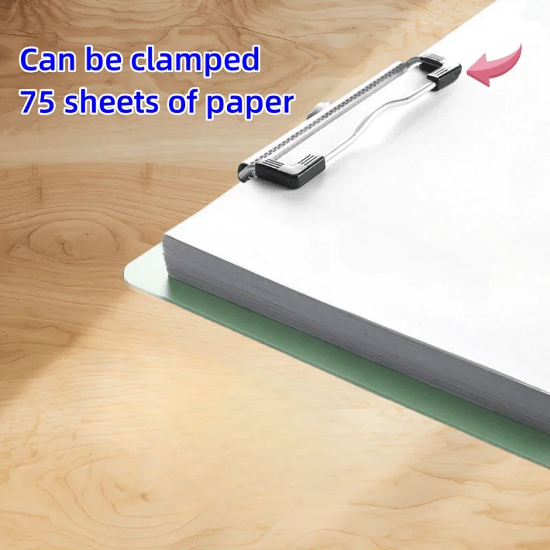 Simple A5 Bill Clipboard Memo Pad Clip Board Loose-leaf Notebook File Writing Pad Clamps Paper Holder Office School Supplies Qme