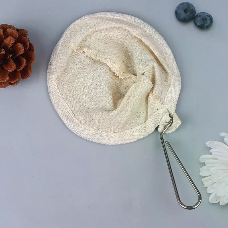 Coffee Cloth Strainer Reusable Corrosion Prevention Tea Filter Dropping Pot Mesh Basket Tools Coffee Utensils Qme
