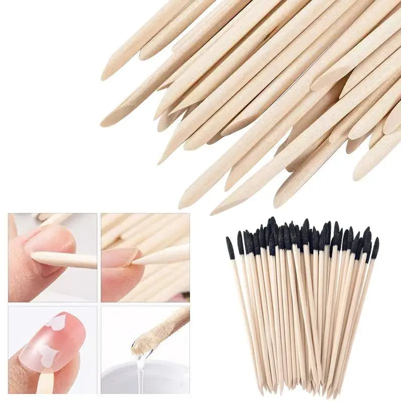 20pcs Dual Purpose Sanding Sticks Precision Frosted Tips Flat Head For Crafts Model Making Qme