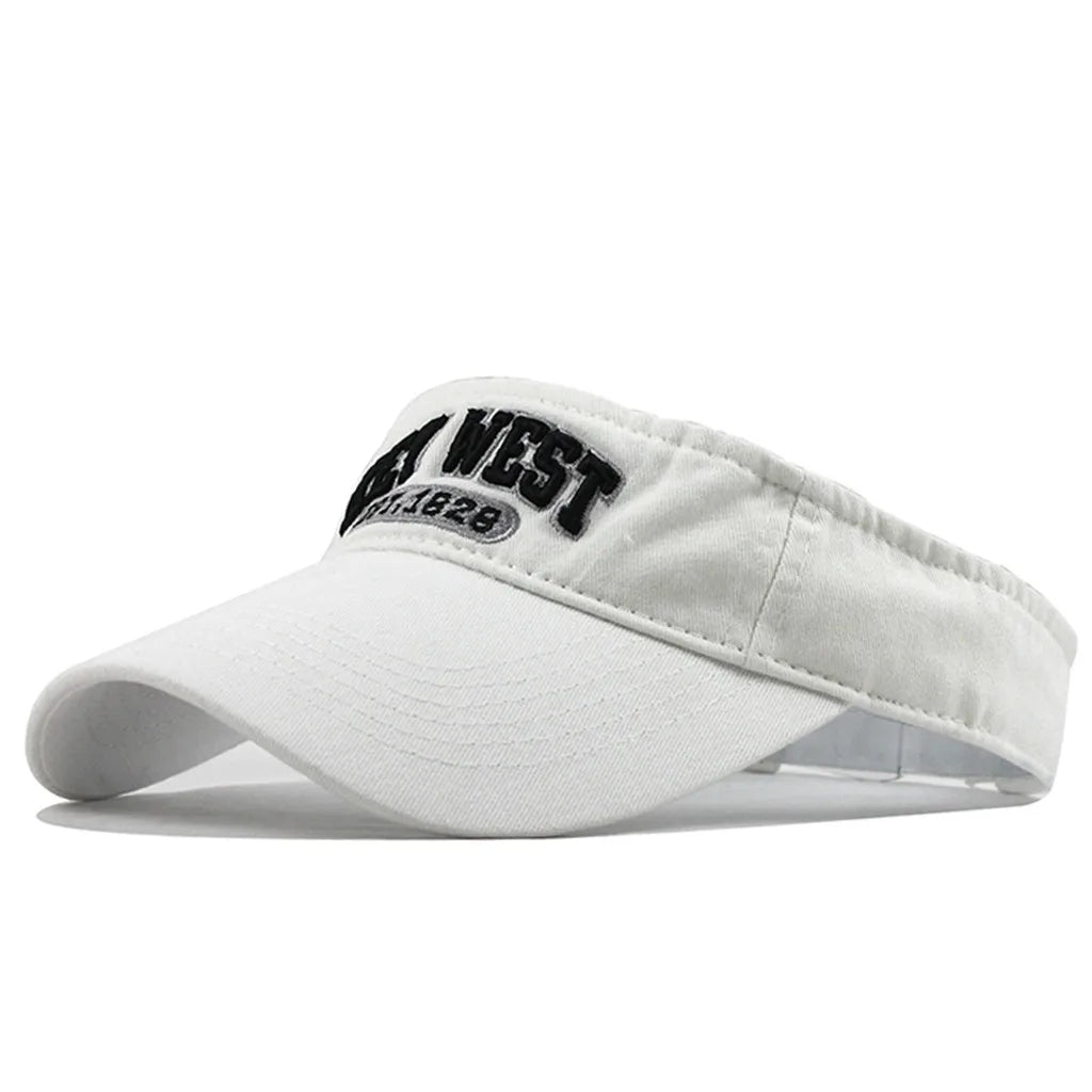 Unisex Embroidery Empty Top Baseball Caps Outdoor Adjustable Casual Hip Hop Hat Ball Sports Running Climbing Sunscreen Hat Qme