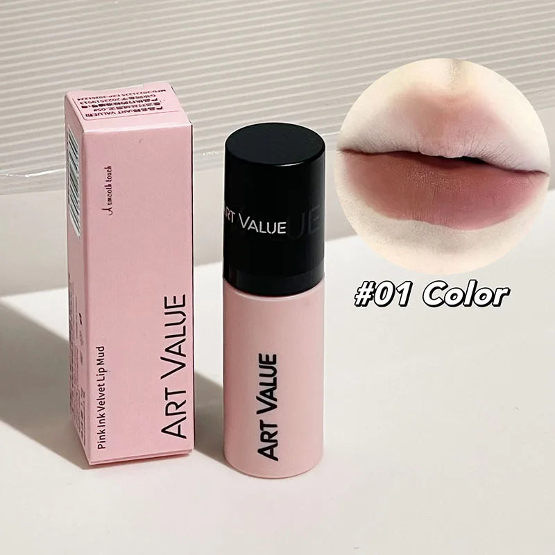 6 Colors Non-Stick Cup Lipstick Velvet Matte Liquid Lipstick Nude Lip Gloss Waterproof Lasting Lip Glaze Tint Beauty Cosmetic Qme