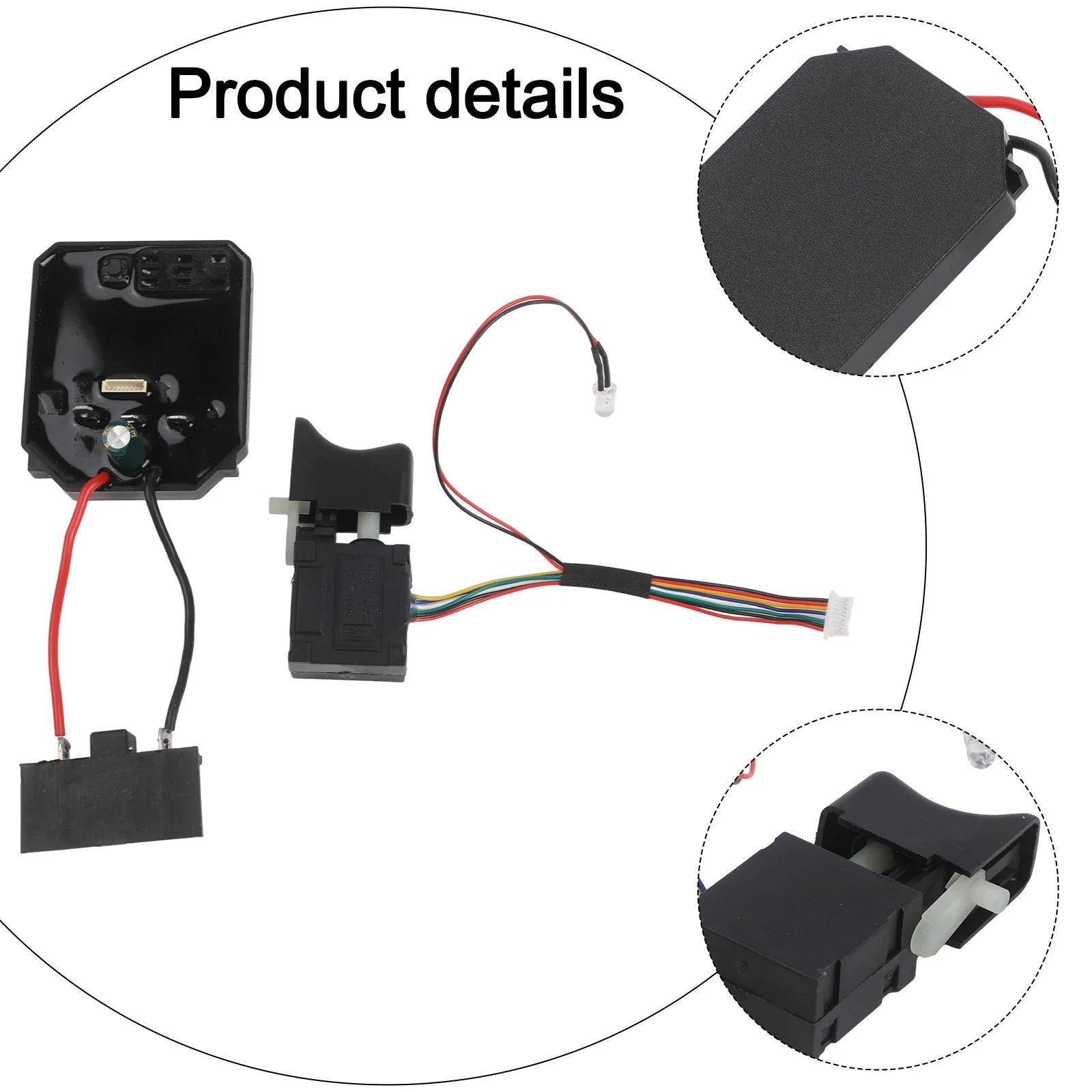 Brushless Electric Wrench Drive Control Board Switch 2106 161 169 Qme