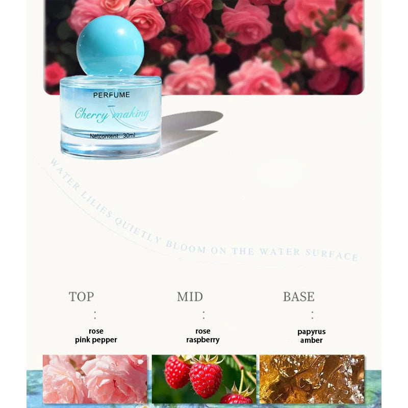 Sandalwood Perfume Fragrance Women French Lasting Floral Romantic Eau Qme Boy 30ml