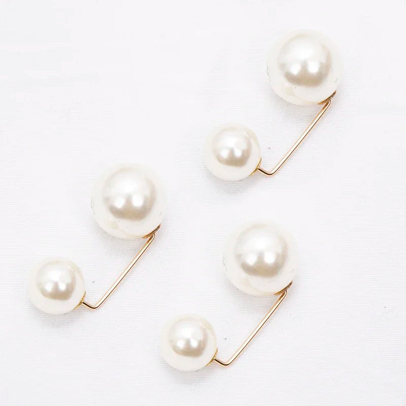 Double Pearl Brooch Pins Anti-fade Exquisite Elegant Brooches Women Qme A2 China Mainland
