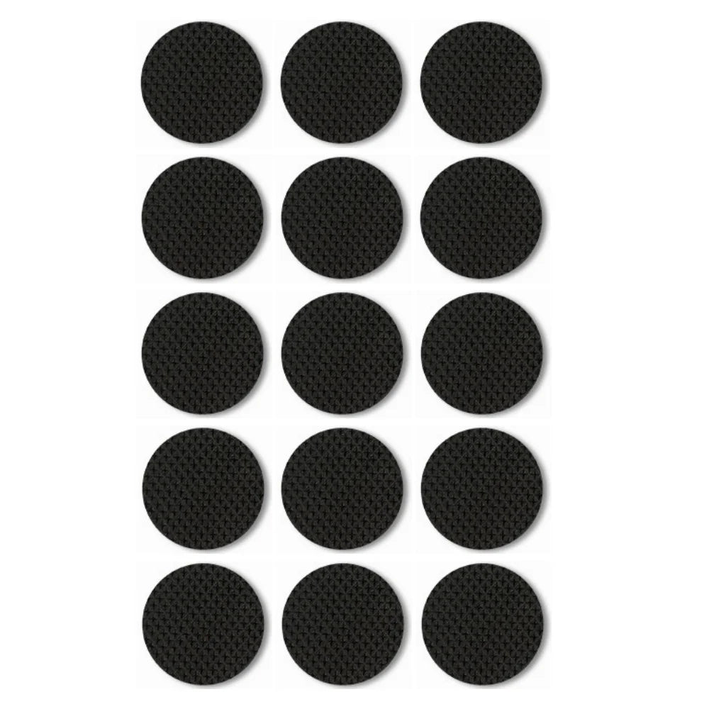 15-45PCS Furniture Leg Pads Tables Chairs Silent Anti Slip Shock-absorbing Pad Self-adhesive Scratch Resistant Furniture Sliders Qme 2.7x2.7cm 15pcs