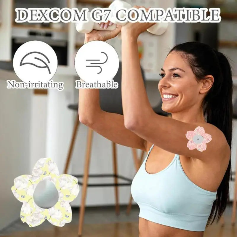 Sensor Fixing Patch Blood Glucose Meter Discreet Hypoallergenic Qme
