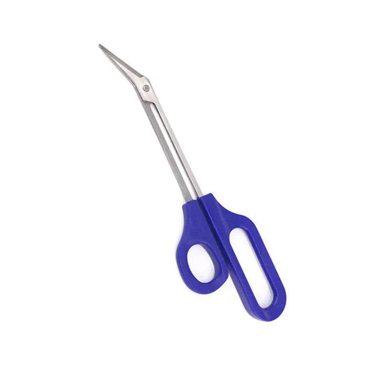8 3'' Long Reach Easy Grip Toe Nail Toenail Scissor Trimmer Disabled Qme Blue