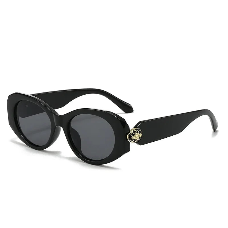 Irregular Y2K Cat Eye Sunglasses Women for Men Luxury Brand Designer Vintage Sun Glasses Sexy Ladies Shades UV400 Qme 01