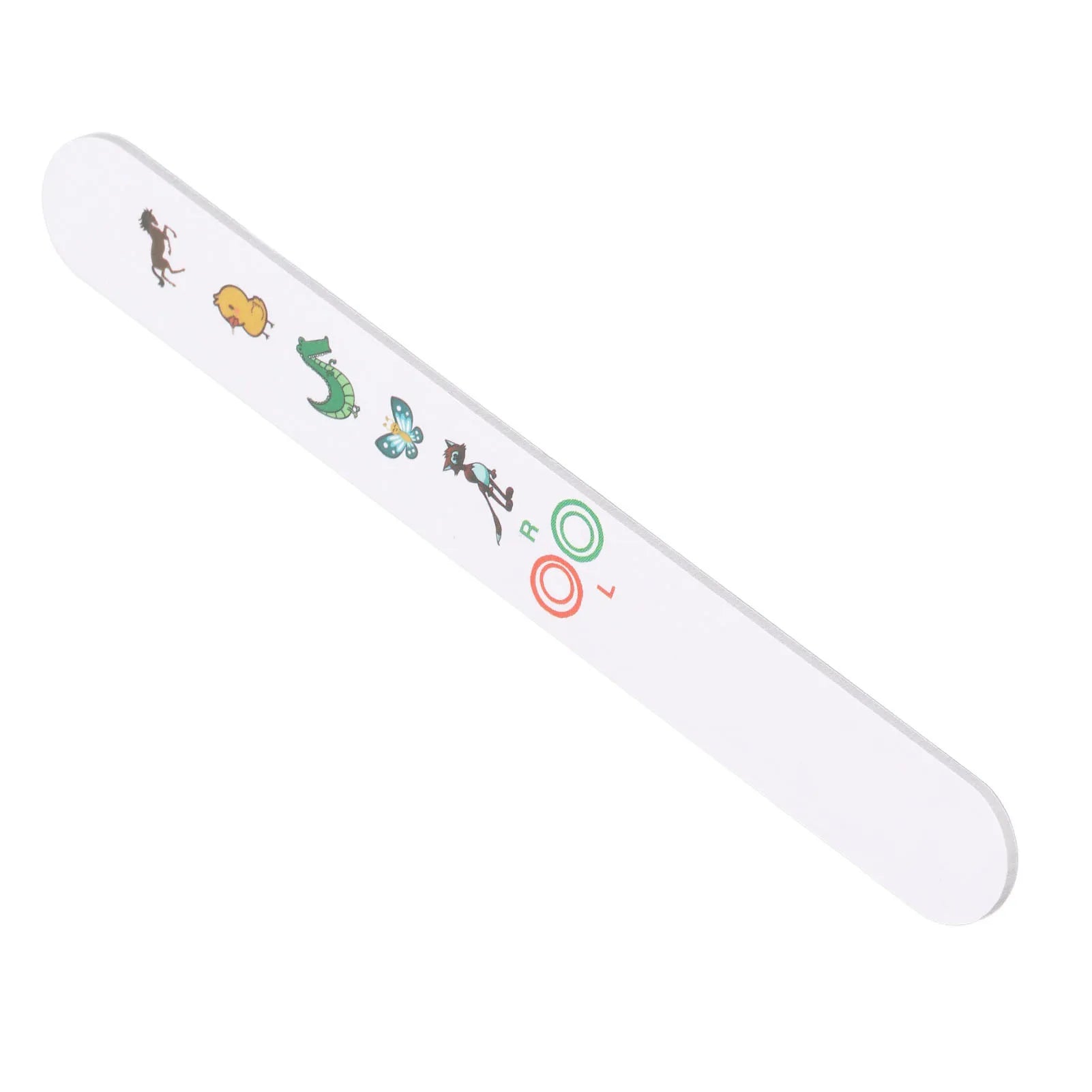 Optometry Fixation Stick Children Vision Optometry Test Card Clear Cartoon Pattern Fixation Stick Vision Tester for Eye Hospital Qme