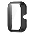 PC Cover For Amazfit Bip 3 / Bip3 Pro Smart Watch Protective Screen Protector Cover for Bip 3Pro Protection Frame Bumper Shell Qme Black