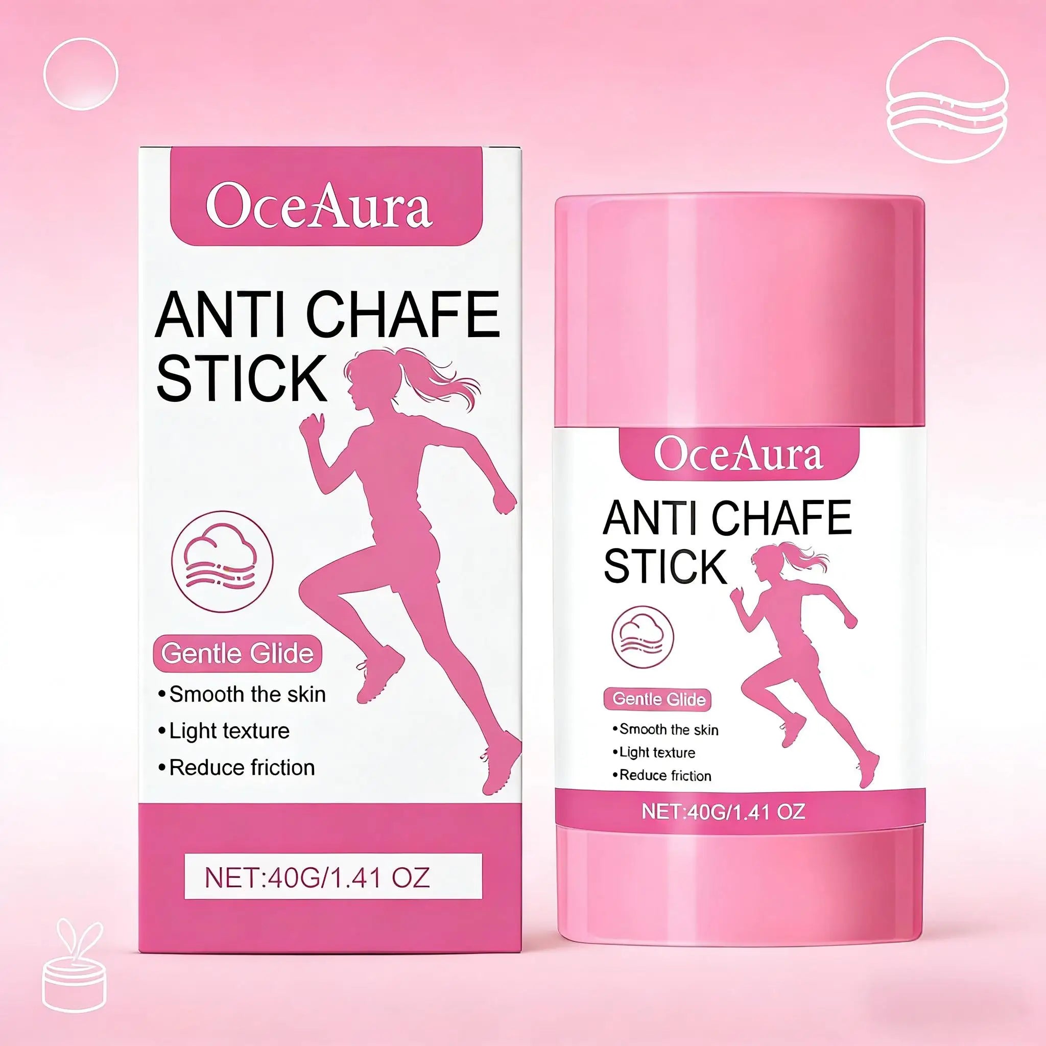 Thigh Anti-friction Stick Sweat-proof Prevent Arm Chest Butt Chafing Qme