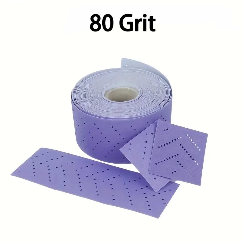 1Roll hand torn sandpaper roll Precision Sandpaper Roll, Aluminum Oxide Sanding Sheet For Rectangular Sanding Machine（60-400） Qme 1Roll 80Grit
