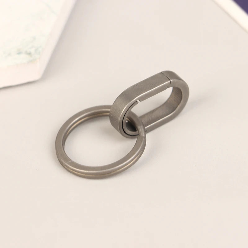 Titanium Alloy Mini Key Ring Connection Buckle Universal Joint Qme
