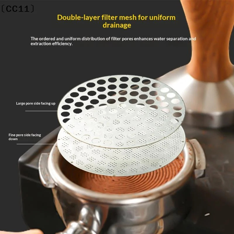 Stainless Steel Espresso Filter 51 53 3 Reusable Coffee Puck Screen Qme