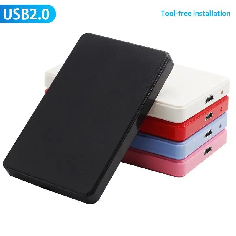 User-friendly USB2 0 SATA External HDD SSD Enclosure Case Laptop Qme